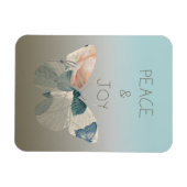 平和と喜び蝶 マグネット (横)