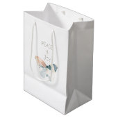 平和と喜び蝶 ミディアムペーパーバッグ (正面アングル)