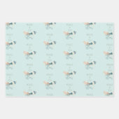 平和と喜び蝶 ラッピングペーパーシート (正面3)