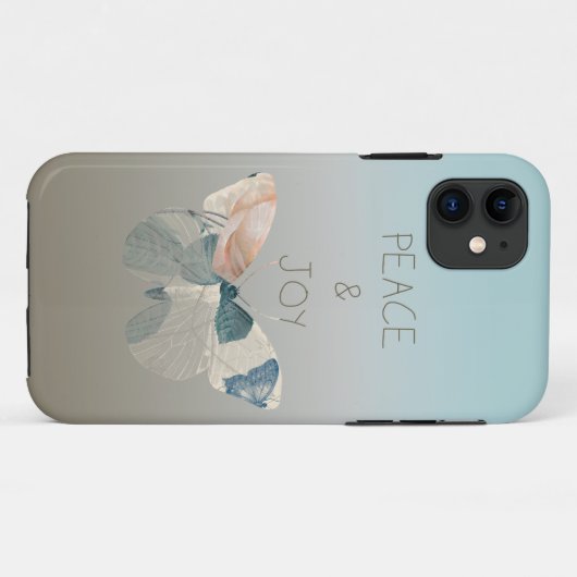 平和と喜び蝶 Case-Mate iPhoneケース (裏面(横))