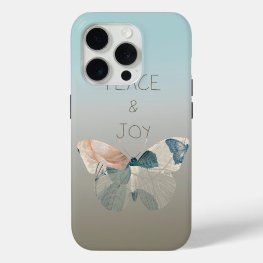 平和と喜び蝶 Case-Mate iPhoneケース (裏面)