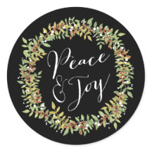 平和と喜び – クリスマスリース
