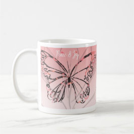 平和と喜び コーヒーマグカップ