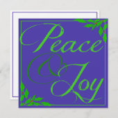 平和と喜び シーズンカード (正面/裏面)