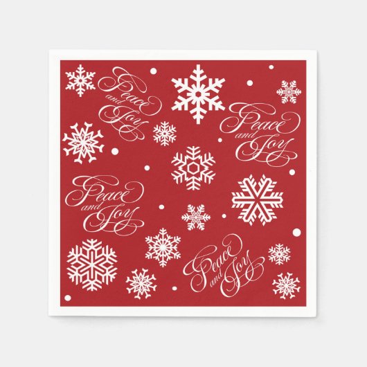 平和と喜び スタンダードカクテルナプキン (正面)