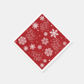 平和と喜び スタンダードカクテルナプキン (角)