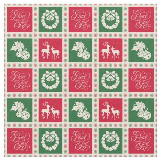 平和と喜び ファブリック (クローズアップ)