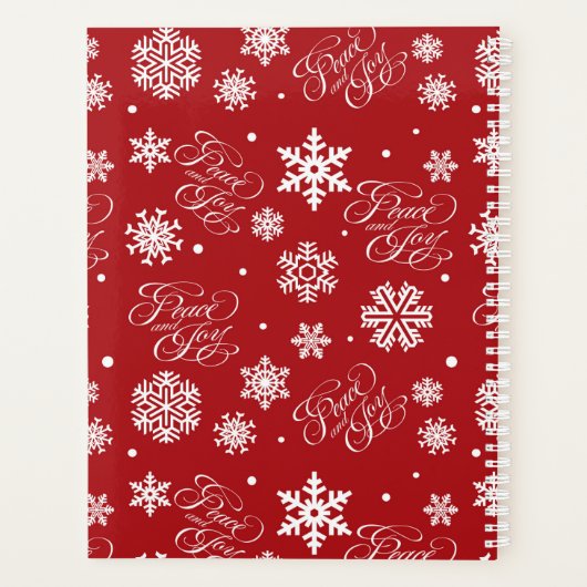 平和と喜び プランナー手帳 (裏面)