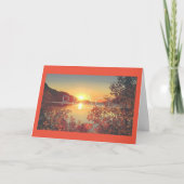 平和と喜び、愛と笑いのカード サンキューカード (正面)