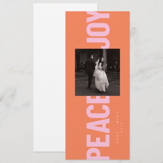 平和と喜び 招待状 (正面/裏面)