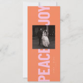 平和と喜び 招待状 (正面)