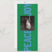 平和と喜び 招待状 (正面)