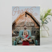 平和と喜び 箔シーズンカード (立ち正面)