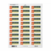 平和と喜びboho明るい色のブロック休日 ラベル (フルシート)