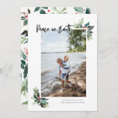 平和と地球の植物園の写真 シーズンカード (正面/裏面)