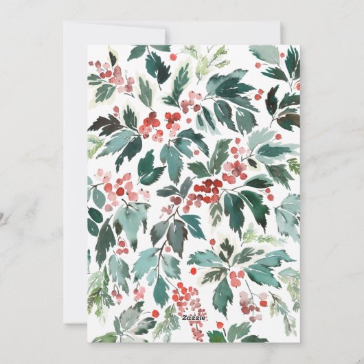 平和と地球の植物園の写真 シーズンカード (裏面)