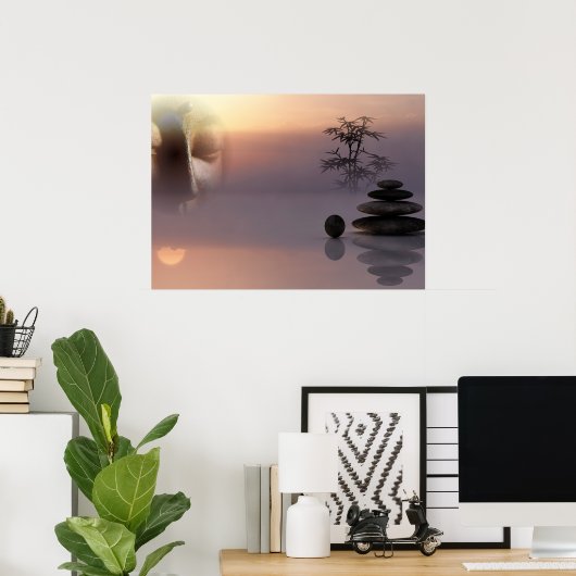 平和と平穏 ポスター (ホームオフィス)