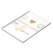 平和と幸福 ノートブック (左側)