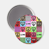 平和と幸福：) マグネット (正面/裏面)