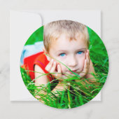 平和と愛かわいい世界のアニメ動物 招待状 (裏面)