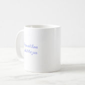 平和と愛とすべてのジャズ コーヒーマグカップ (正面左)