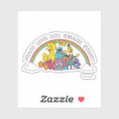 平和と愛とセサミストリート シール (シート)