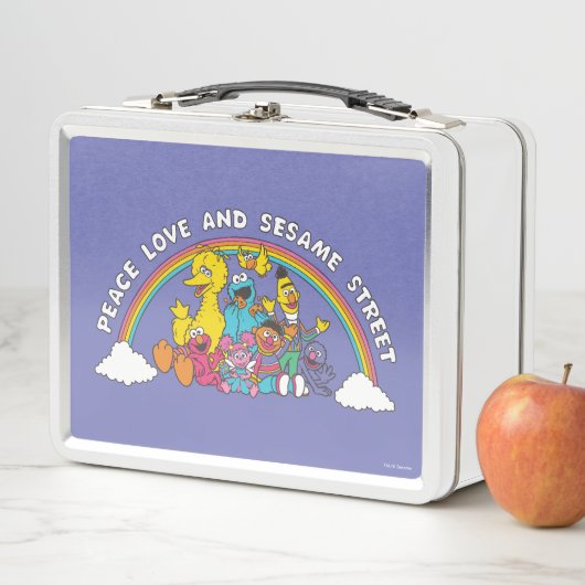 平和と愛とセサミストリート メタルランチボックス (インサイチュ)