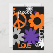 平和と愛とハロウィン 招待状 (裏面)