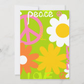 平和と愛とパーティー 招待状 (裏面)