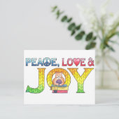 平和と愛と喜びのハガキ感動的ー シーズンポストカード (スタンド正面)