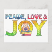 平和と愛と喜びのハガキ感動的ー シーズンポストカード (正面)