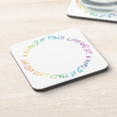 平和と愛と喜びの世界 コースター (左側)