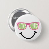 平和と愛と幸福 缶バッジ (正面&裏面)