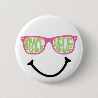 平和と愛と幸福 缶バッジ