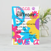 平和と愛と本当に明るい！ 招待状 (スタンド正面)