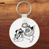 平和と愛と歌 キーホルダー (正面)