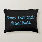 平和と愛と社会事業 アクセントクッション (正面)