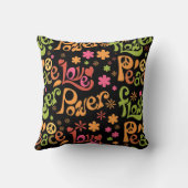 平和と愛のパターン クッション (裏面)