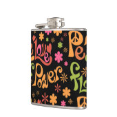 平和と愛のパターン フラスク (左)