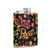 平和と愛のパターン フラスク (右)