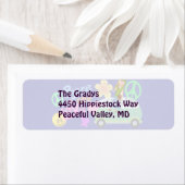 平和と愛のリターンのラベル ラベル (インサイチュ)