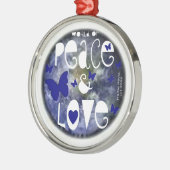 平和と愛の世界 メタルオーナメント (左)