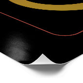 平和と愛の光沢のあるポスター ポスター (コーナー)