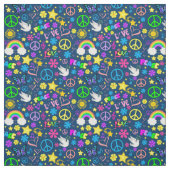 平和と愛の布 ファブリック (見本)