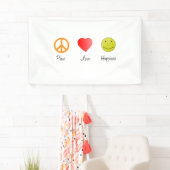 平和と愛の幸せ 横断幕 (インサイチュ)