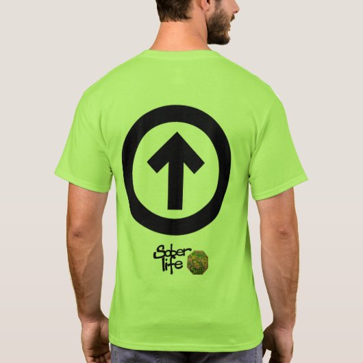 平和と愛のTシャツ Tシャツ (裏面)