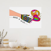 平和と愛を願う ポスター (キッチン)