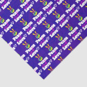 平和と愛タイポグラフィレインボーハンドピースサイン 薄葉紙 (詳細)