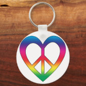 平和と愛 キーホルダー (正面)