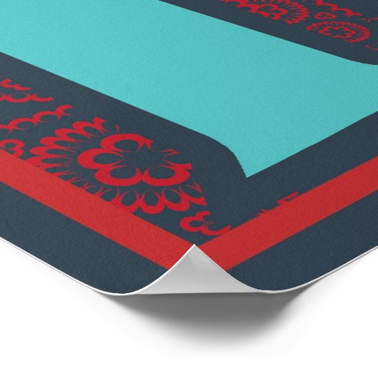 平和と愛 ポスター (角)